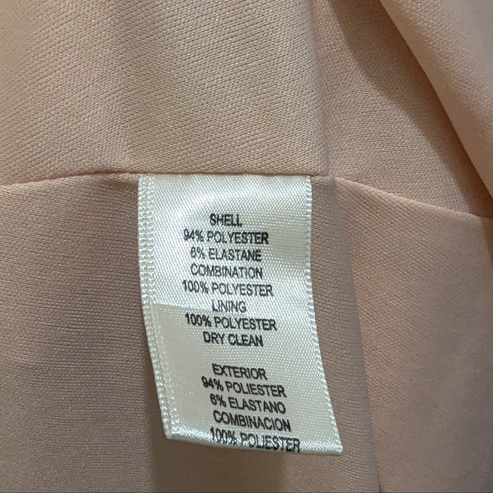 Eliza J One-Shoulder Satin Bow Blush Pink Evening Formal Dress Maxi Gown- 12 - Picture 12 of 16